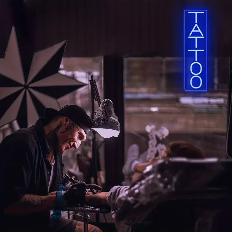 Led Flex Custom Neon Sign neon strip number letter light Tattoo neon sign for Wedding Sign