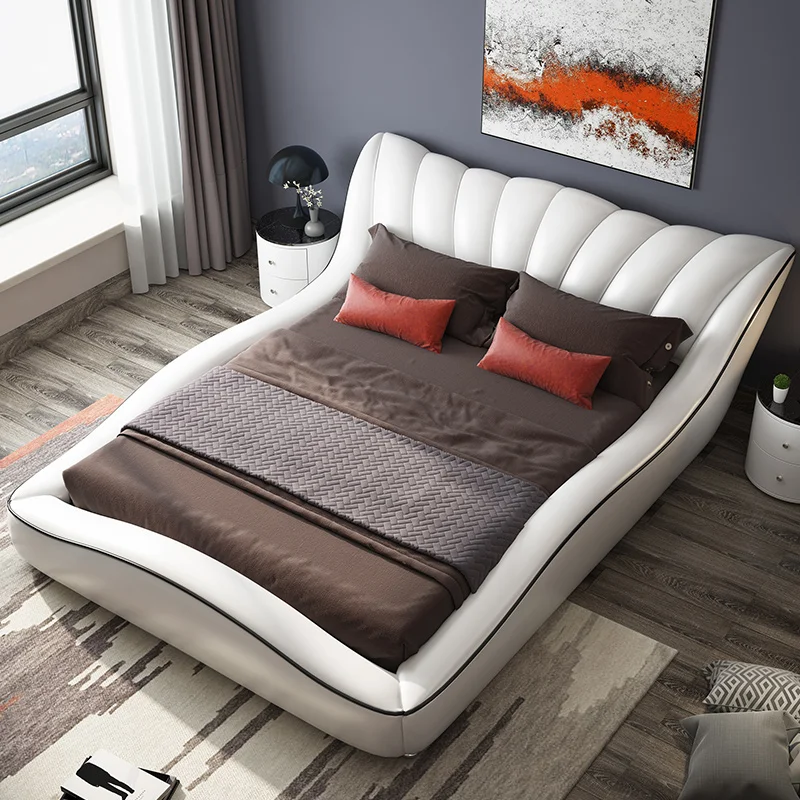 Italian fabric villa retail cute bed frame with luxury mirror cheap modern girls queen office podscanopy adults bedroom sets