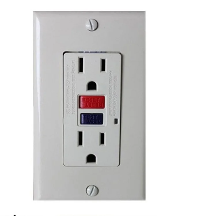 15A 20A 5mA 110V 120V 125VAC TR GFCI American US GFCI TW Receptacle outlet socket