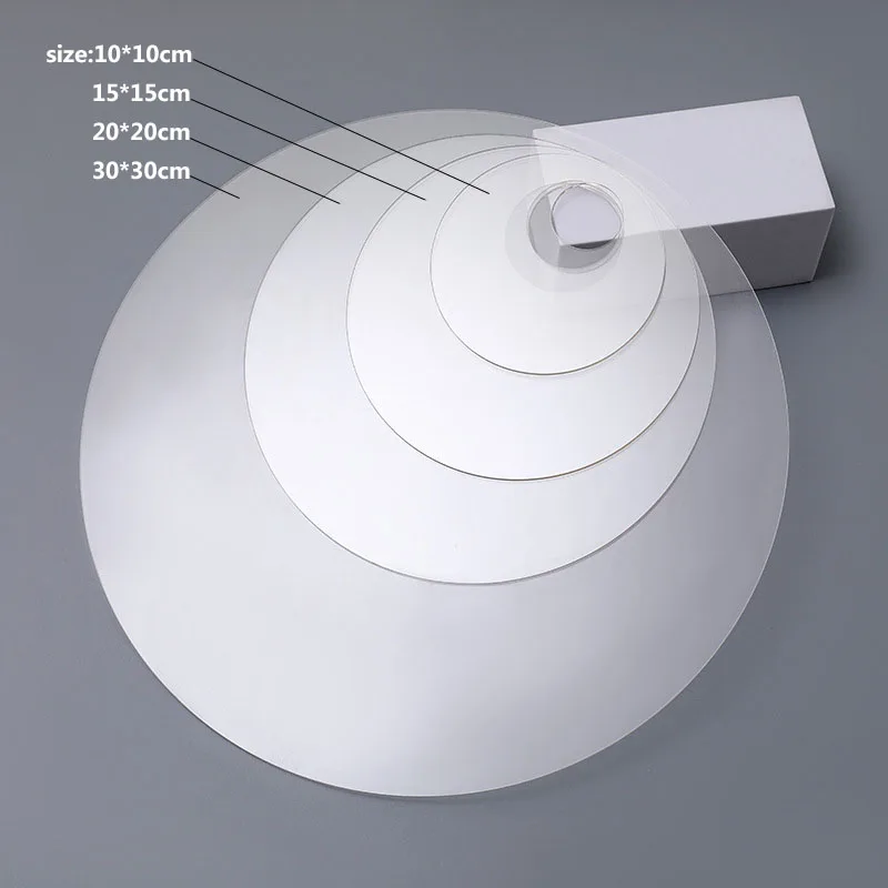 Customize Various Shapes Nail Art Painting Body Oil Painting Clear Acrylic Paint Palette