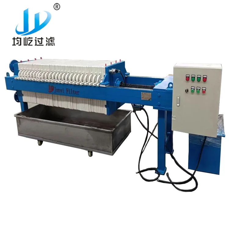 NEW Hydraulic membrane Filter press with Conveyor belt for chemical liquid sludge dewatering