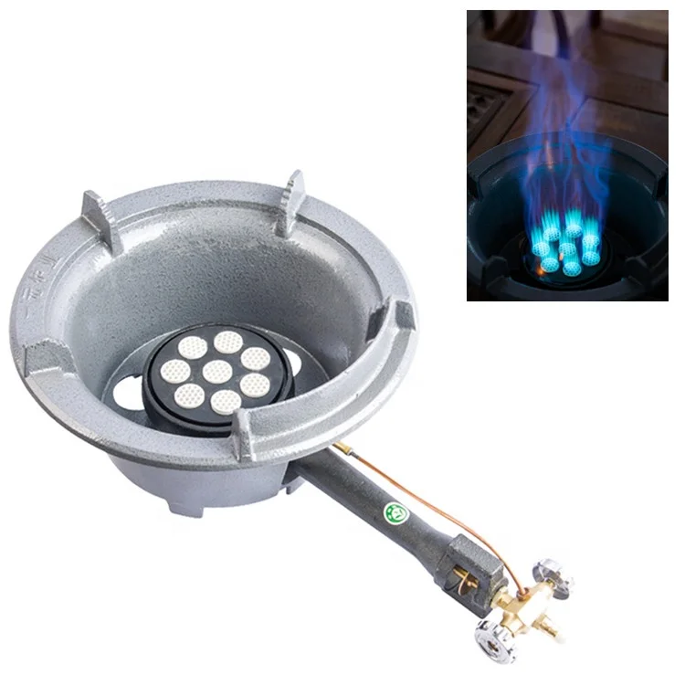 home business and BBQ New kitchen cooking high pressure gas stove Cast iron gas cooker burner