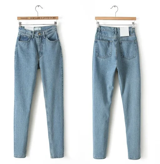 Женские джинсы-бойфренды, длинные джинсы для мам