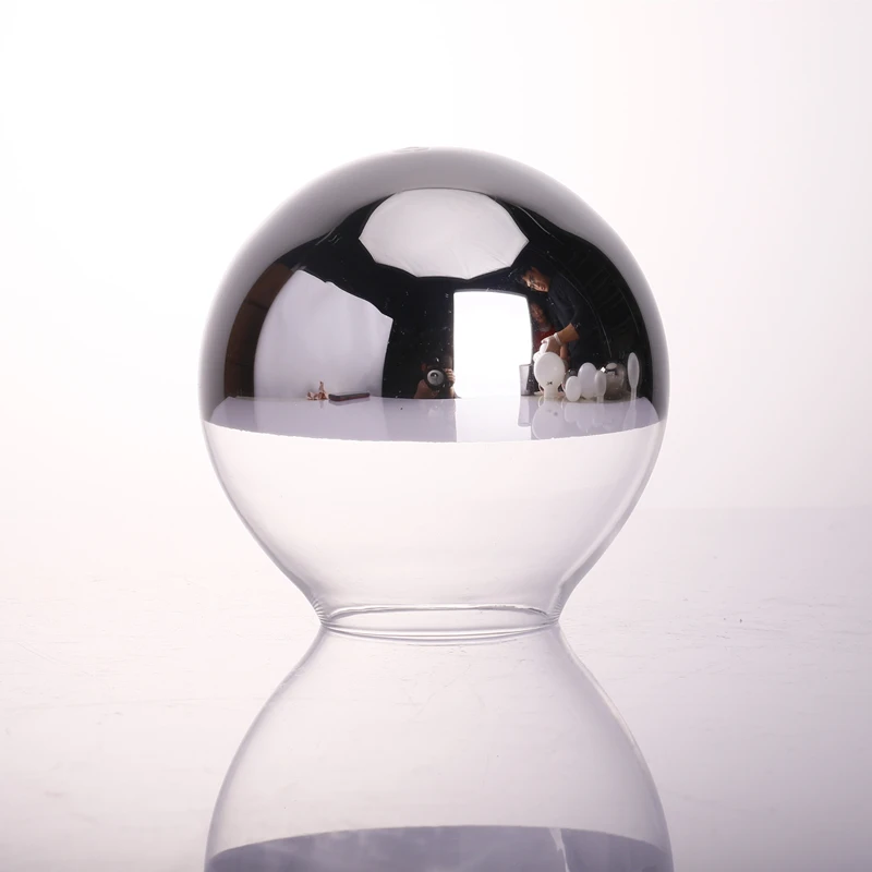 Factory Wholesale Customized Hand Blown Pendant Light Cover Round Replacement Glass Lamp Shades