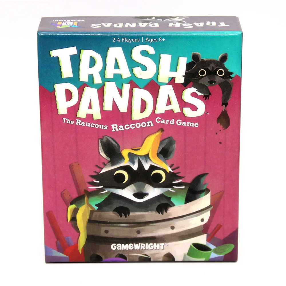 Trash panda raucous raccoon board game card Rancous Raccoon party card game