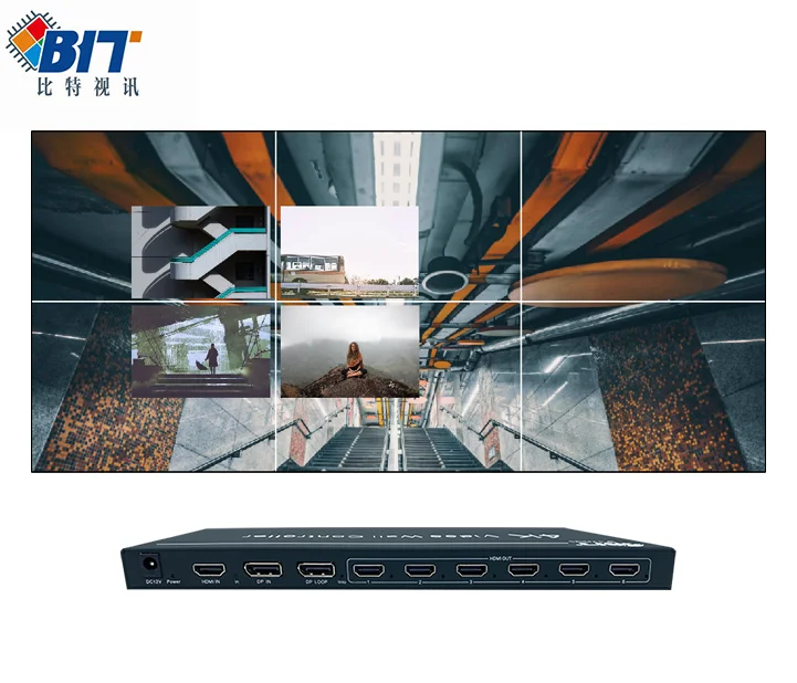 Bitvisus HDMI 4K Video Switch TV Switcher 3x3 9x2 3x4 for LCD/ LED Screen Video Wall Controller Processor