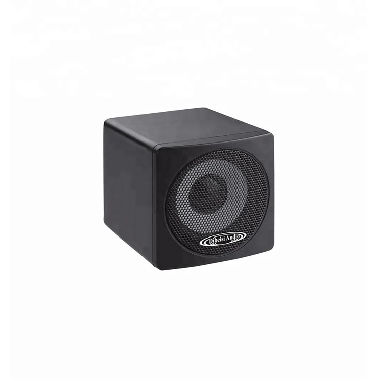 DIBEISI wholesale 3/4 inch indoor outdoor weatherproof stereo wall mount home mini wall speakers (pair) AK3001