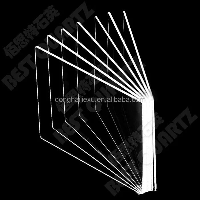 Big size  High Purity Clear Customized Quartz Glass Sheet