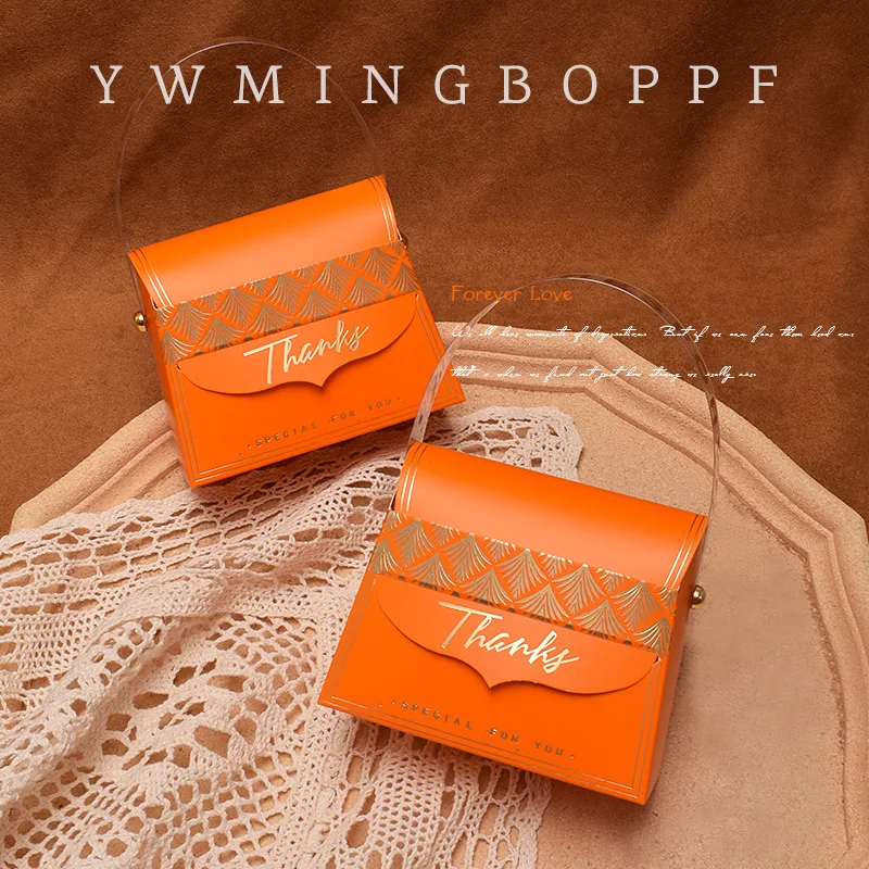 Creative Ins Style Wedding Favors Candy Boxes Packaging Luxury Sweets Gift Box Packaging Mini Handbags Candy Box Wedding