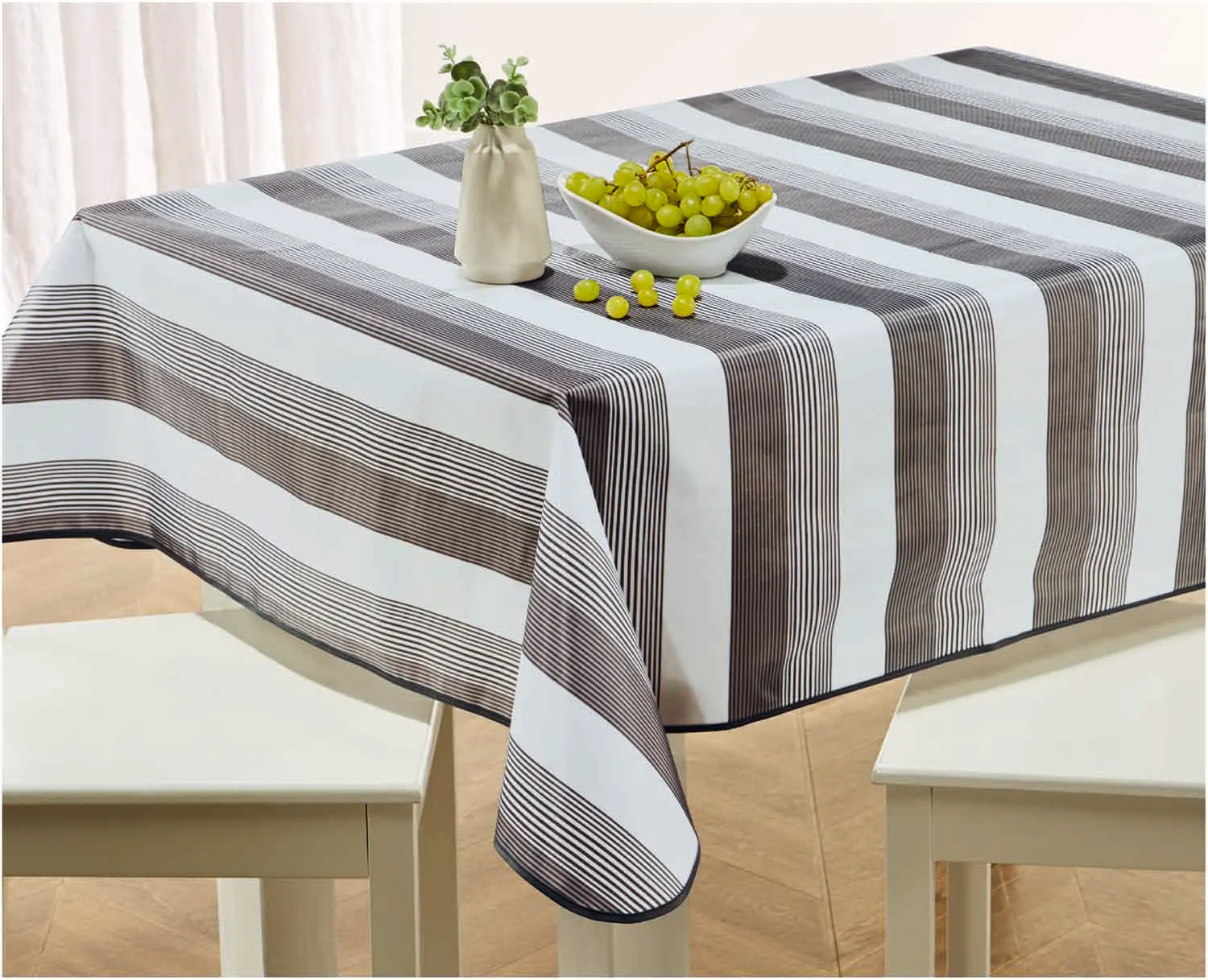 Wholesale  PVC with flannel backing tablecloth  Table Cover for Dining tablecloth