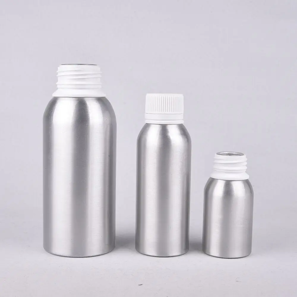 1000ml High Quality Logo Print Portable Nasal Inhaler Oils Varnishing Brandy Essential Oil Airless bouteille aluminium