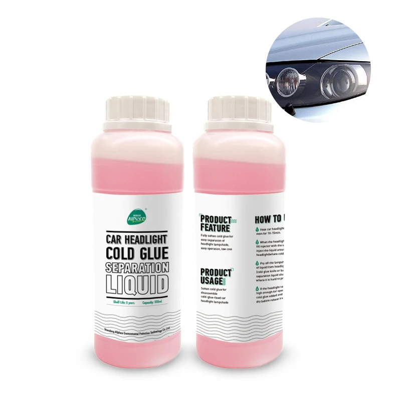 Auto Headlight Removed Cold Glue Separate Liquid Disassembly tools