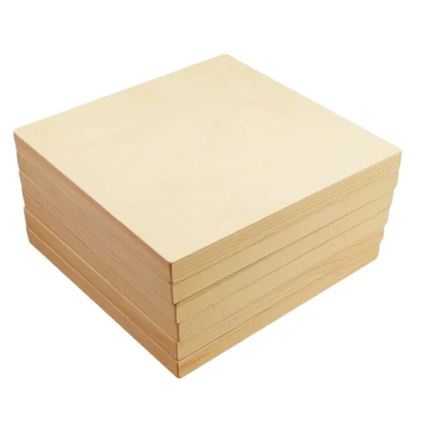Blank Wooden Canvas Cradled Painting Panel Boards for Drawing,Painting,Pouring,Wood Burning and DIY Arts Crafts Projects