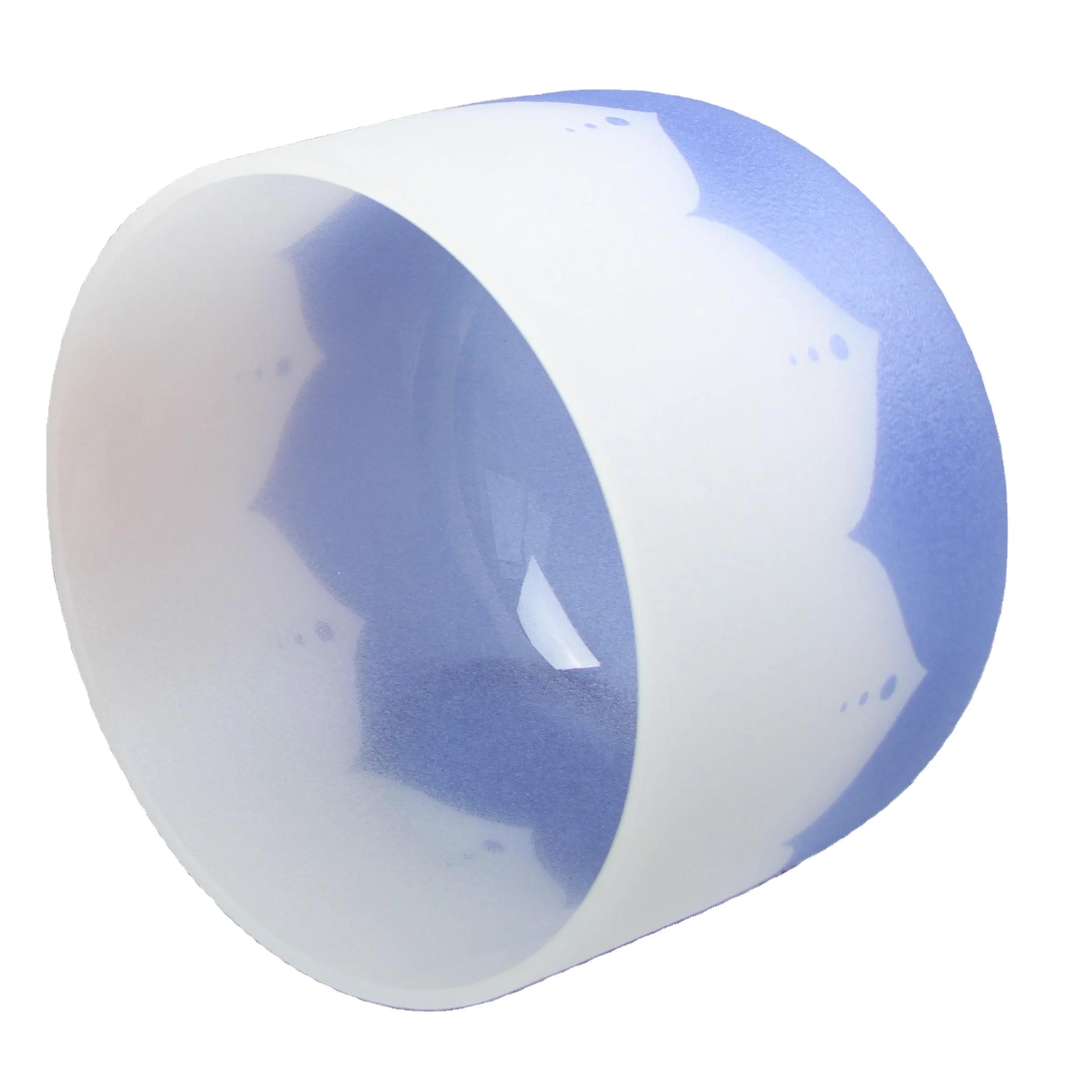 8 Inch 440Hz/432Hz Violet Lotus Crystal Craft Crystal Singing Sound healing factory wholesale Crystal Singing Bowl