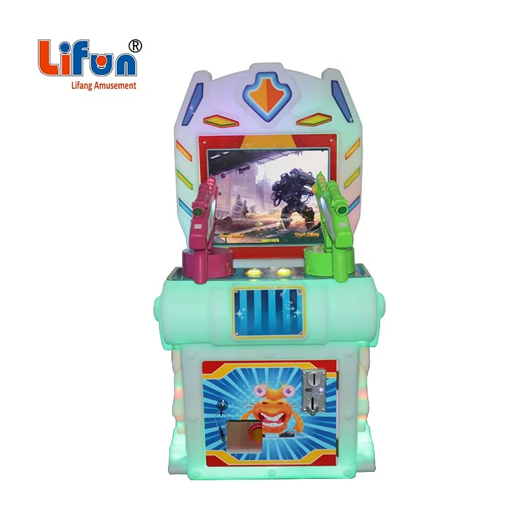 Factory Wholesale Lifang Transformer Design Coin Operated Arcade Shooting Game Kids Indoor Game Machine For Sale