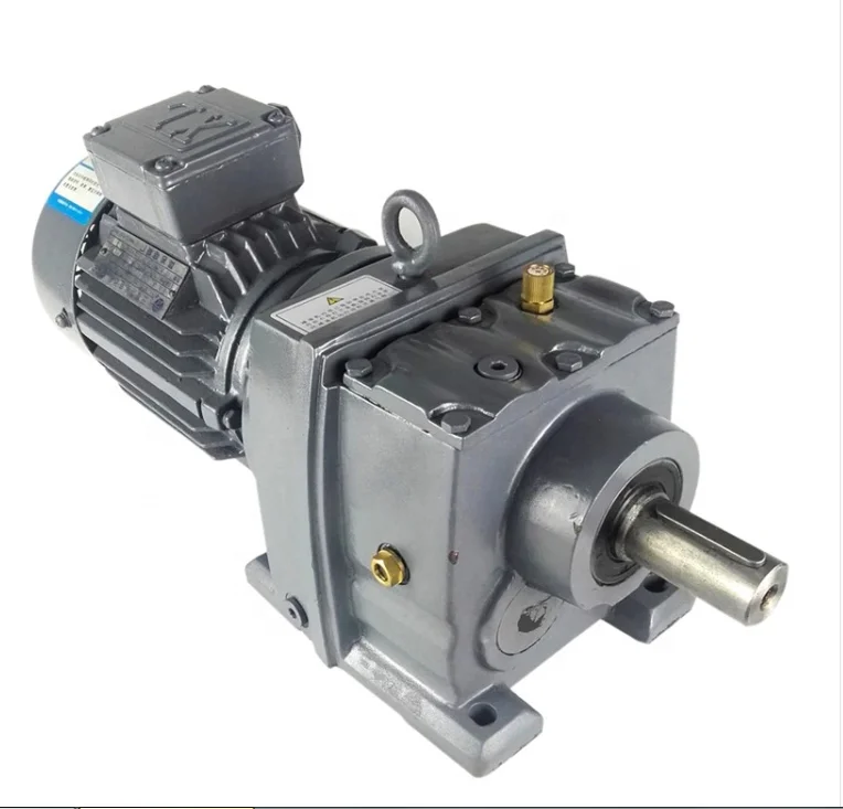 R Series Helical Transmission Gearbox Gear Speed Reducer for Poultry House Feeder