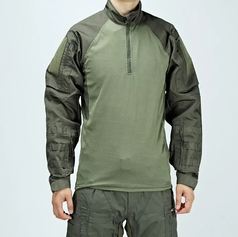 Tactical Frog Camouflage Long Sleeve Tactical Combat Uniform Outdoor Training Hunting Battle BDU Hunting Gear Tactical Frog Suit