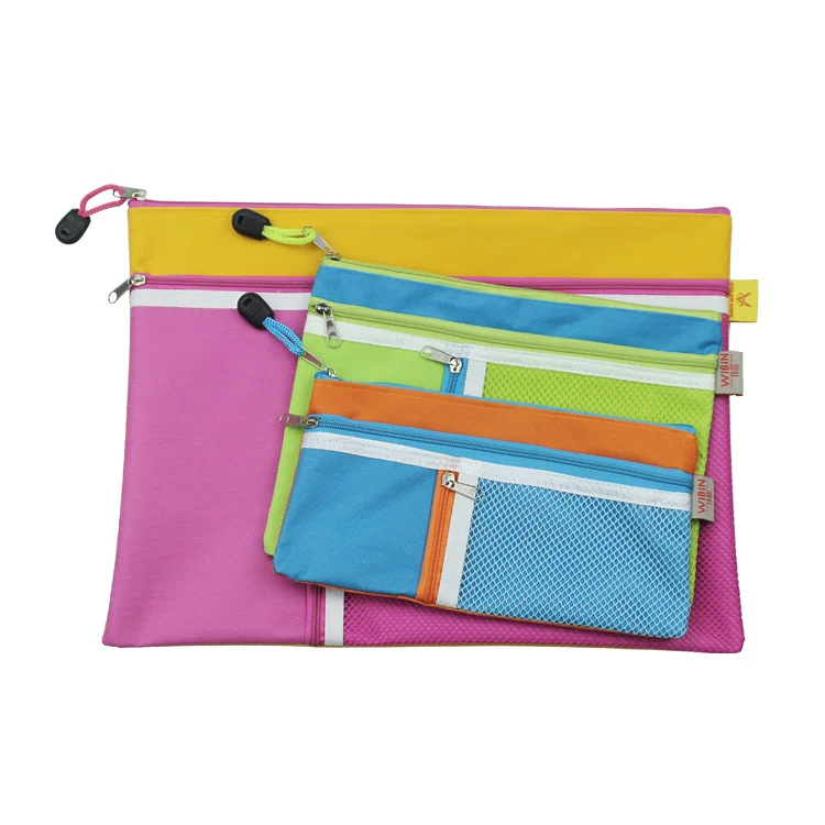Specializing  production canvas cotton material waterproof learning office supplies zipper pencil bag