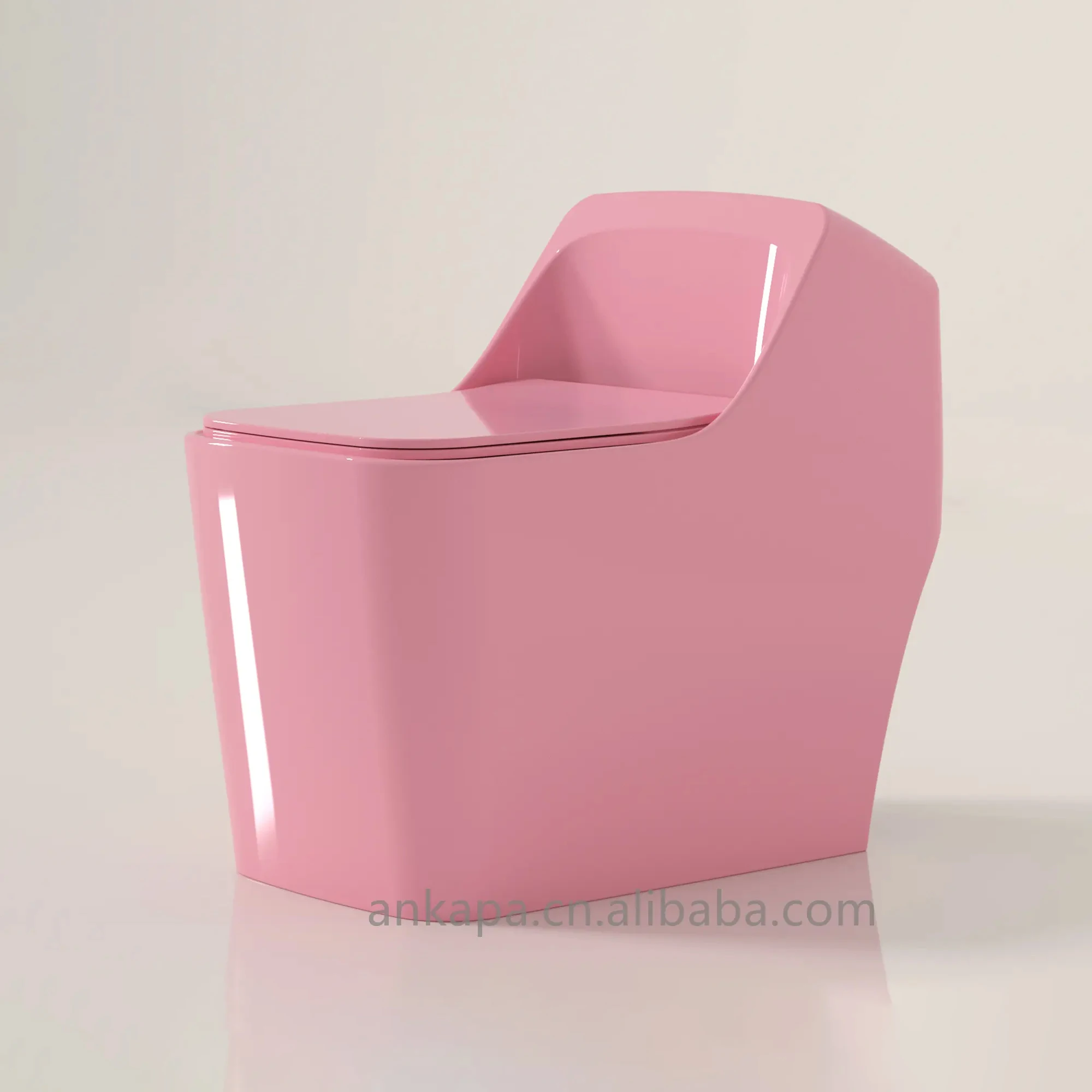 Modern design double flush S-trap siphon integrated ceramic colored toilets square bathroom floor standing toilet