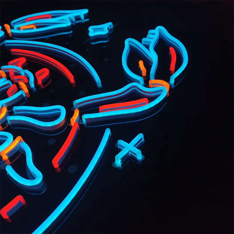 Drop shipping 110V flexible dimmable  neon light sign for decoration and business