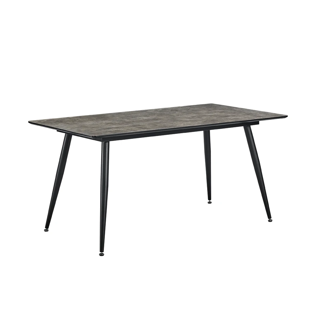 Hot Sale Dining Table Legs Dining Room Furniture Mdf with Oak Veneer Metal