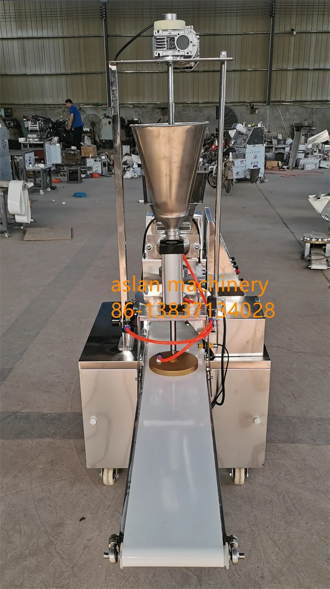 meat pie stuffing and pressing machine/baozi kubba nastar stuffing bun making machine/pasty pupusa making machine