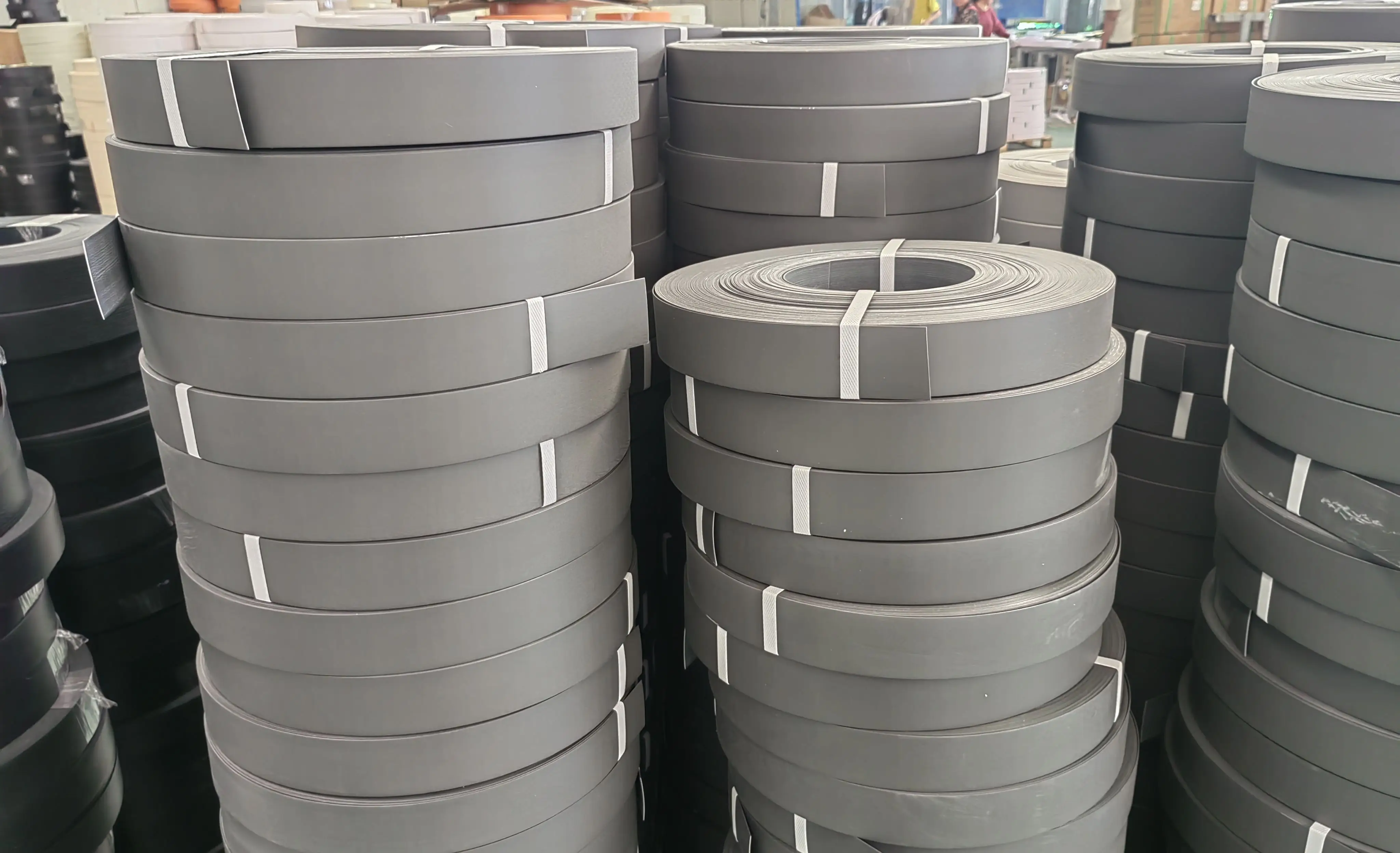 Factory Kitchen Best Price Wood Grain Cabinet Decoration 3mm 5mm Thick Pvc Edge Banding