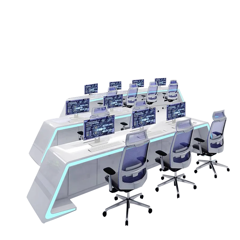 JKZHT-95 Paint baking console Modern control center Conference table booth anchor desk staff command and monitoring desk