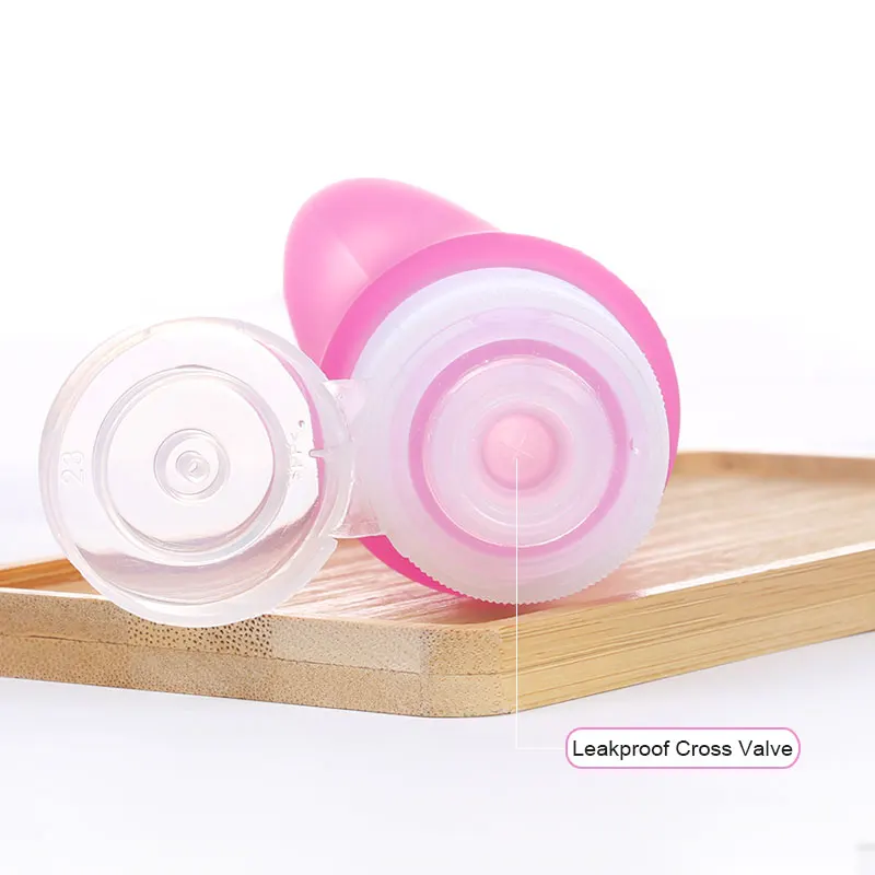 Без бисфенола А, новый дизайн, Детские Рекламные трубки для путешествий, подарки, силиконовая бутылка для шампуня, сжимаемые бутылки