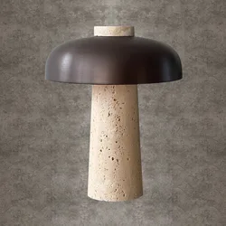 Best Selling Travertine Stone Lamps Home Decor Modern Luxury Travertine Lamp