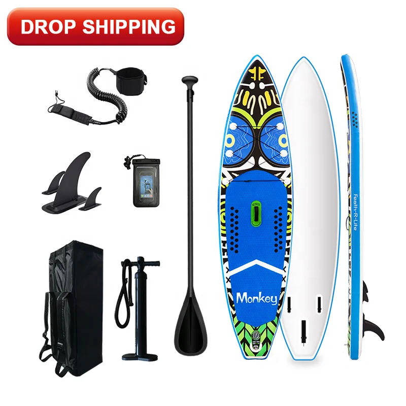 
FUNWATER Drop Shipping sup inflatable big stand up paddle board board surf surfboard surf board for unisex 