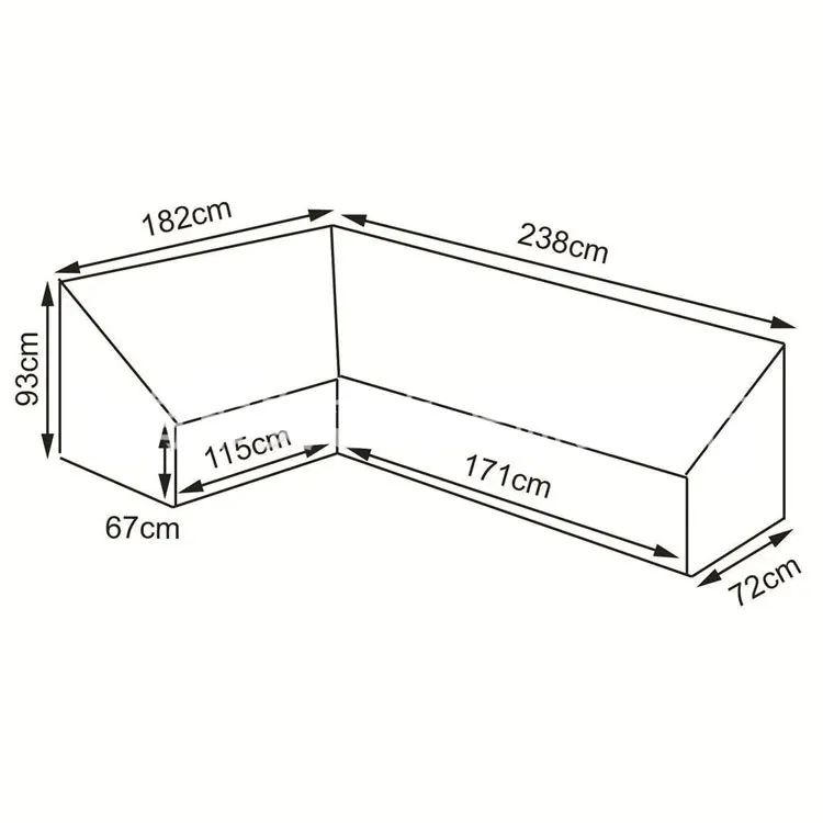 Waterproof dust-proof garden set patio chair single sofa protector outdoor furniture lounge cover