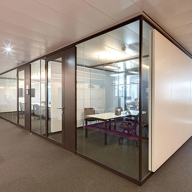 mdf cost of glass partition walls soundproff demountable partition