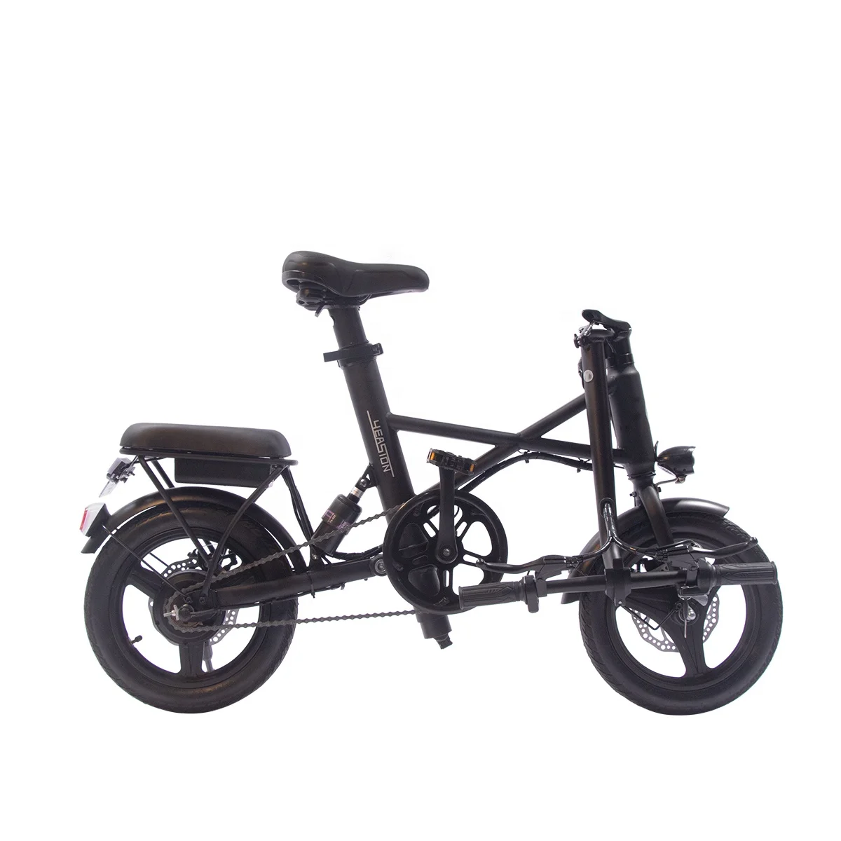 Yeasion Hot Sale Cheap Mini 14 Inch Foldable Electric Bike 36V 7.8Ah Full Suspension Electric City Bike Folding Electric Bicycle