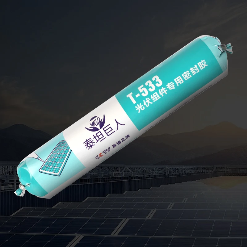T-533 solar photovoltaic module high temperature sealant sealing of junction boxes