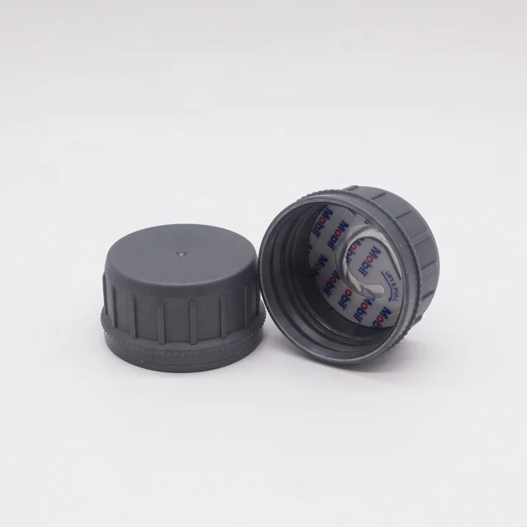 5L plastic black jerry can screw lids caps