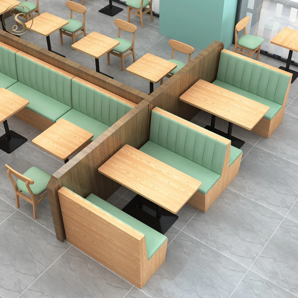 Interior design restaurant sofa furniture modern cafe chairs and tables for restuarent