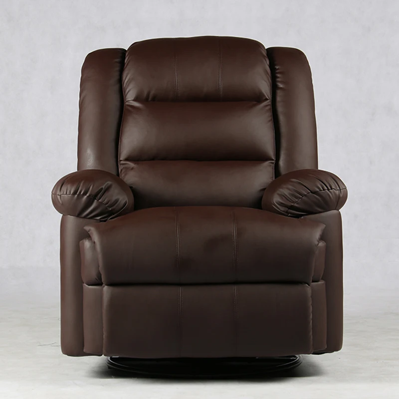 Wholesale Living room manual mechanism leather sofa cheap leather recliner massage sofa chair