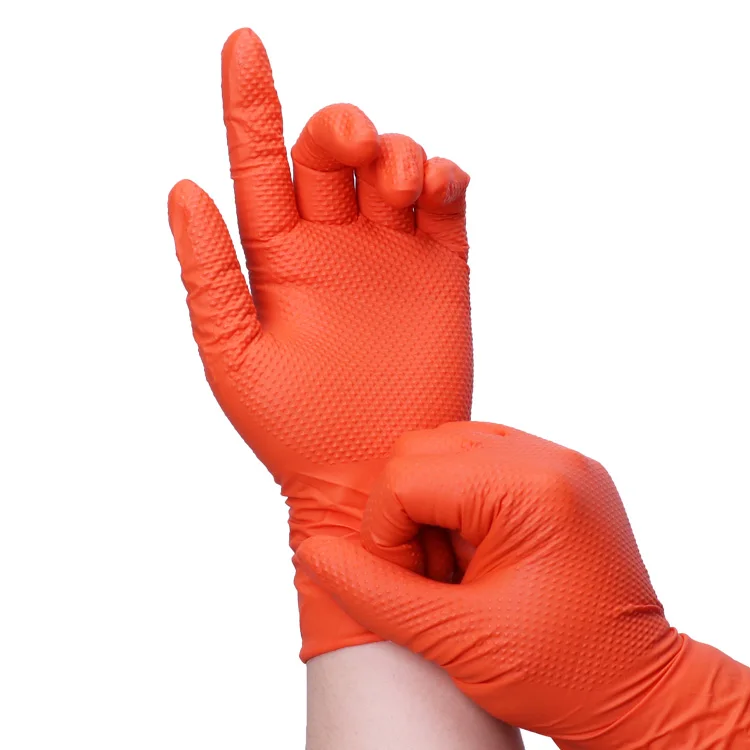powder free nitrile black green orange nitrile gloves powder free disposable latex free