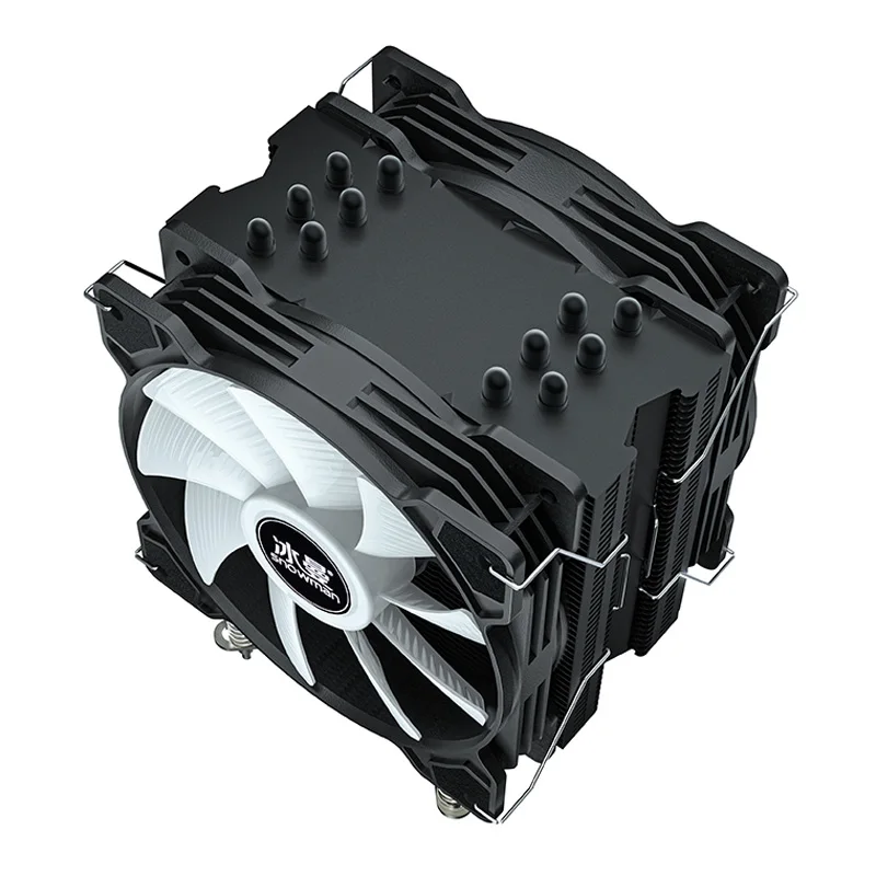 SNOWMAN CPU Fan 6 Heat Pipes 120mm CPU Cooler PWM 4Pin Silent CPU Cooling Fan Intel LGA 1700 1151 1366 AMD AM4 AM5 PC Radiator