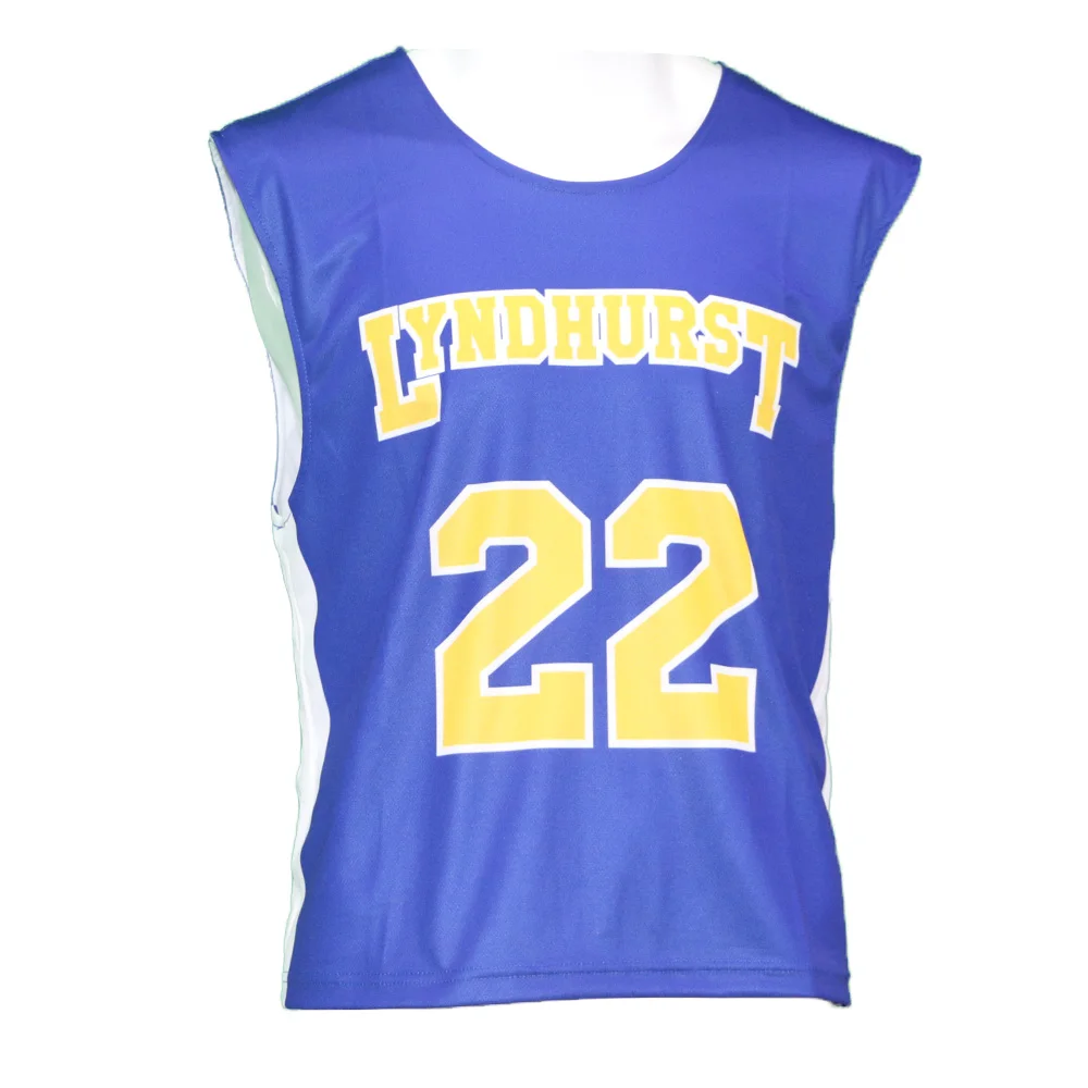 Custom sublimated lacrosse uniforms set  team custom sublimated lacrosse reversible jerseys your own design lacrosse pinnies