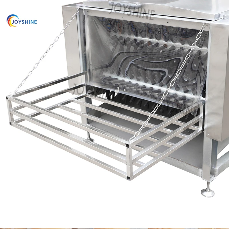 7 axis fine depilation machine, duck horizontal roll depilation machine slaughter equipment