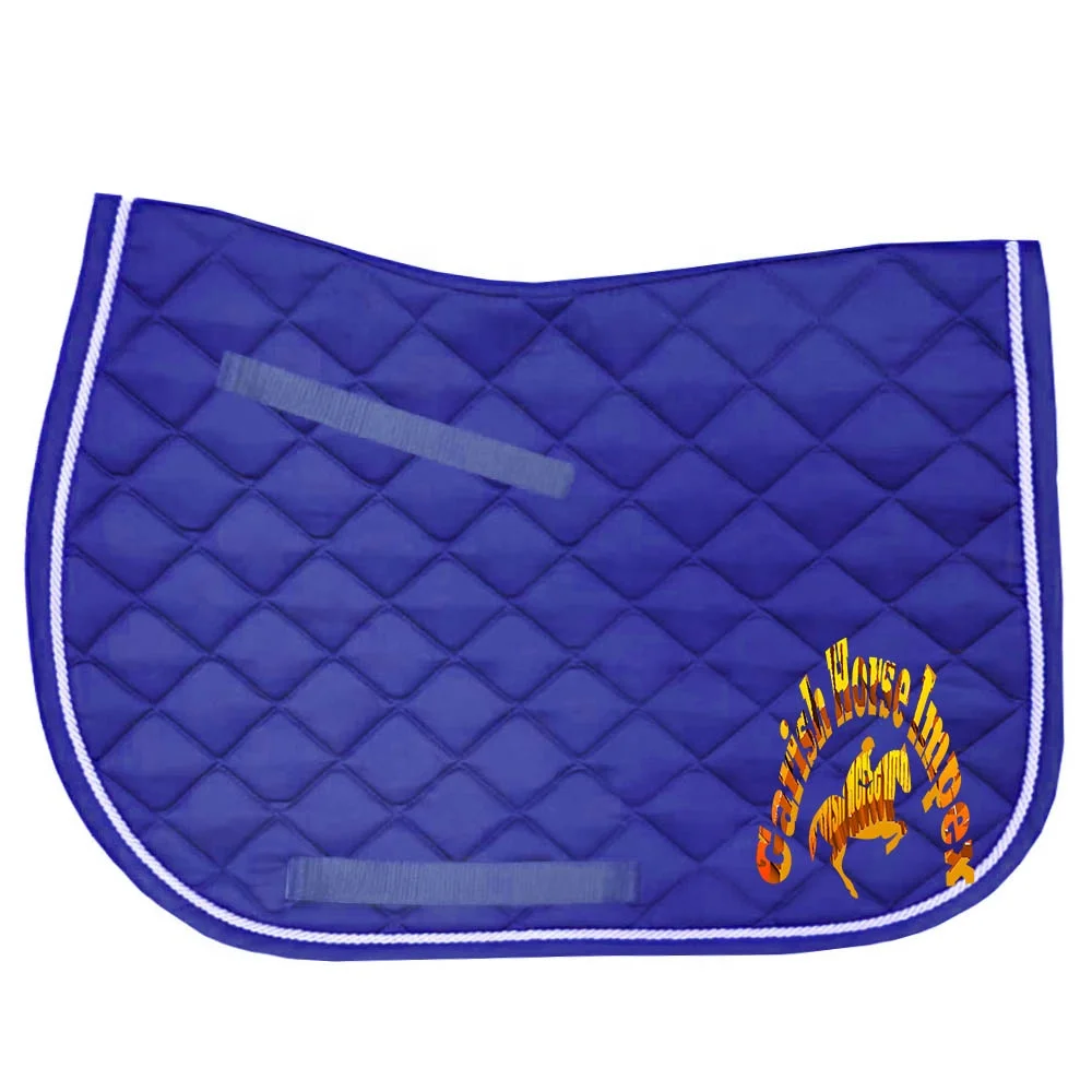 Wholesales English Riding Horse Saddle Pad All Purpose English Show Jumping Saddle Pad High Quality Equestrian Products