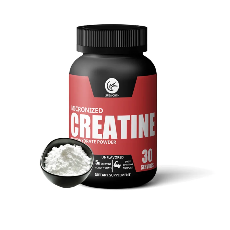 Lifeworth Wholesale Sports Nutrition Bulk Creatine BCAA Private Label,Halal Creatine Monohydrate