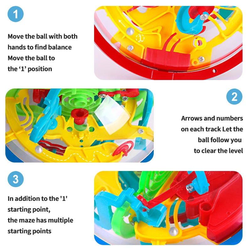 
Hot Selling Education Mini Maze Games 3D Puzzle Maze Cube 