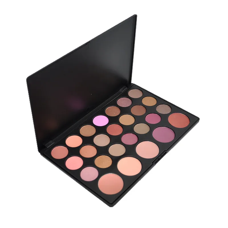 High class makeup cosmetics warm tone organic eyeshadow palette oem