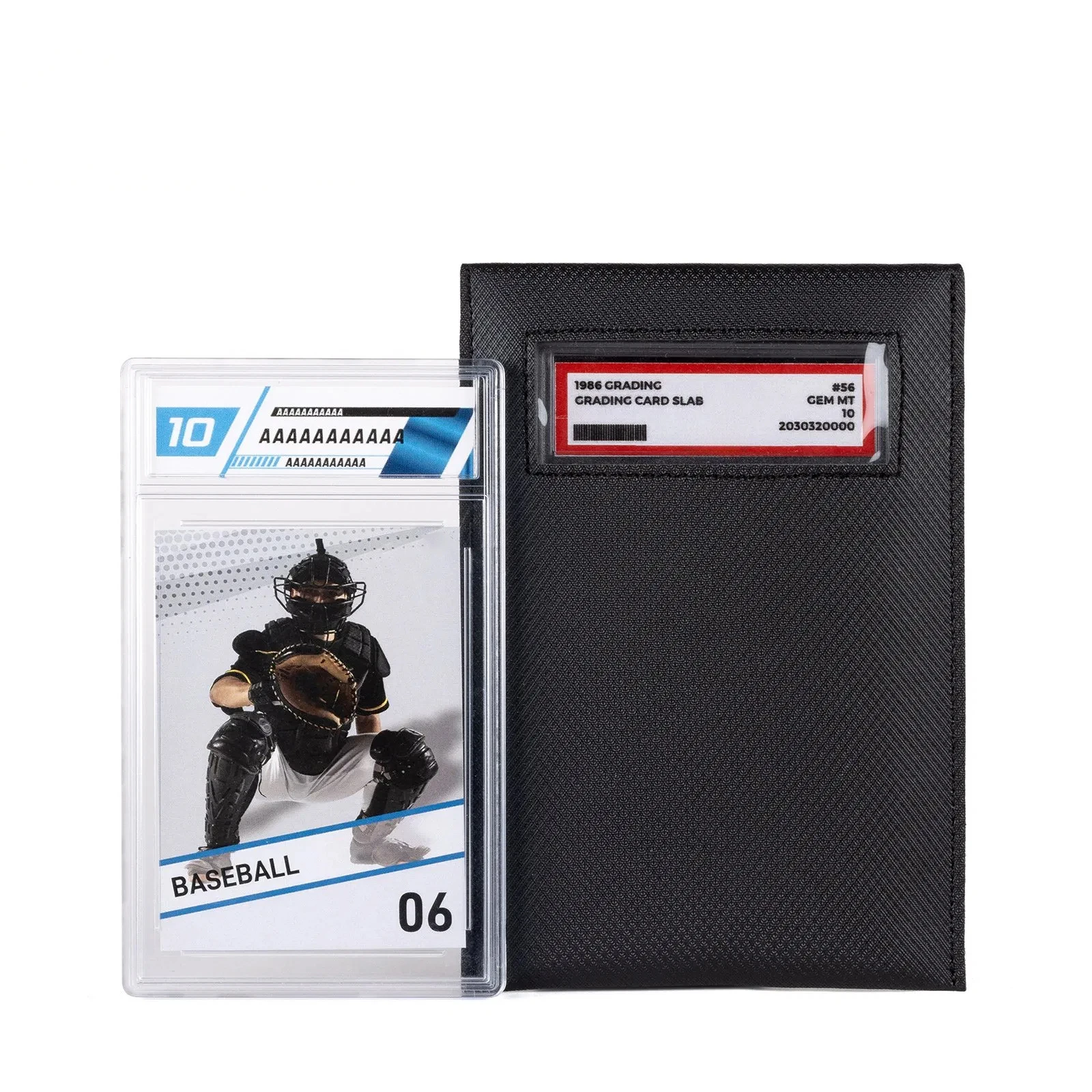 P sa Graded Leather Card Bags with slab Bgs Sgc Bvg NB A NF L Graded Card