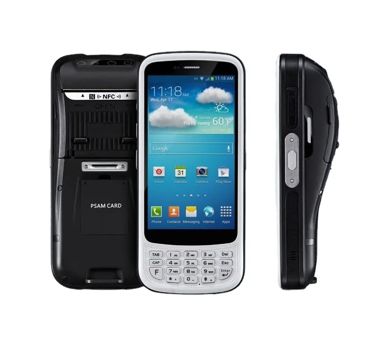 ECO-T22 мобильный терминал с принтером для мобильного телефона, компьютера, Android 11,0 2d сканер штрих-кода с принтером