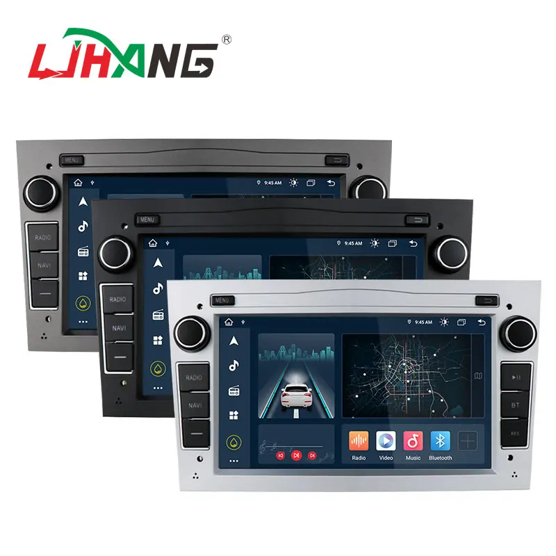 Автомагнитола для Opel Astra Vectra Antara Meriva Corsa Zafira, мультимедийный плеер на Android 12, 4 + 64 ГБ, с GPS-Навигатором, типоразмер 2DIN