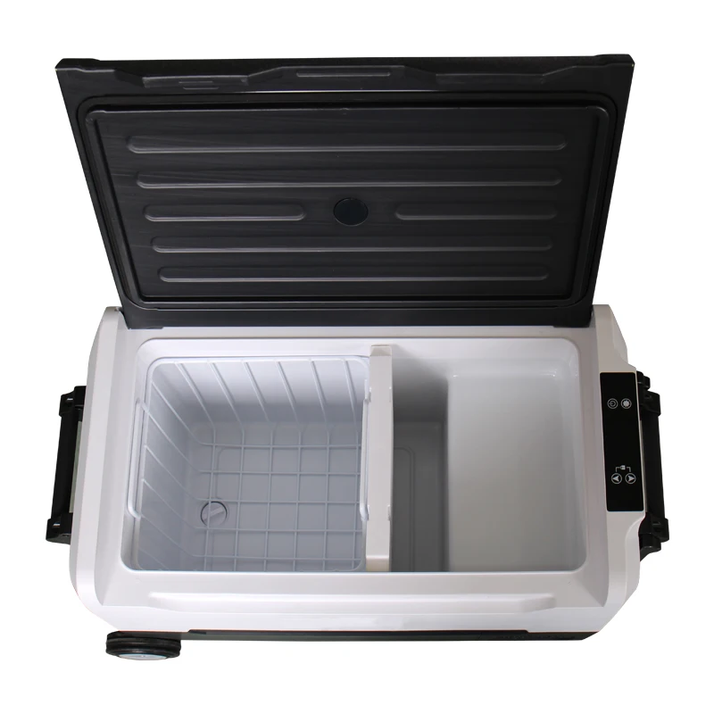 Portable Mini Heating Cool 220V AC DC 12V Camping Car Refrigerator with Freezer